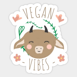 Vegan Vibes Sticker